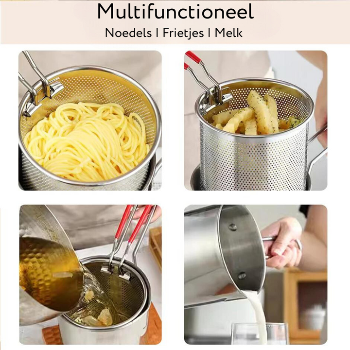 CrispMaster - Kompakt frityr for snacks Luvikno