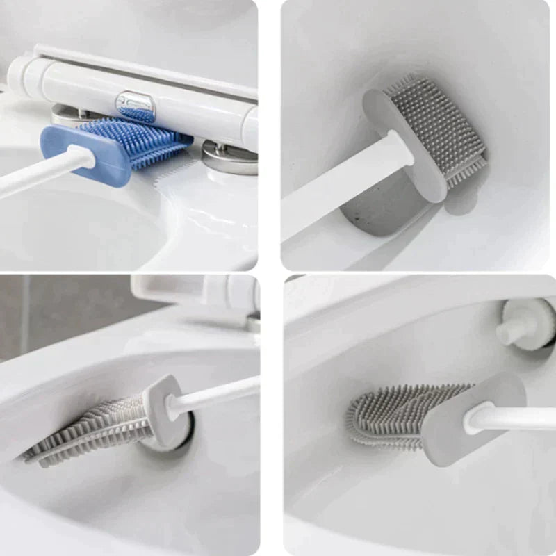 Silikon toalettbørste med veggholder – Ultimate hygiene løsning | Luvikno