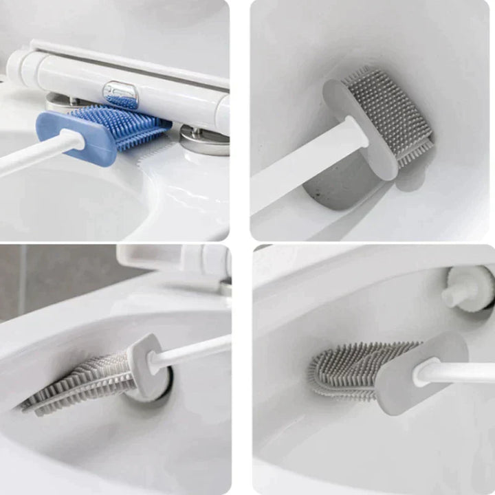 Silikon toalettbørste med veggholder – Ultimate hygiene løsning | Luvikno