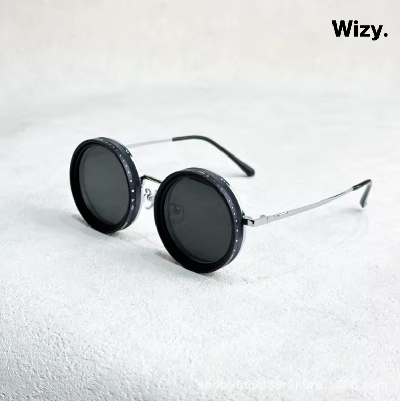 Luvikno | ShadowSunglasses | Solbriller med svarte linser Stilig UV-beskyttelse Motemode