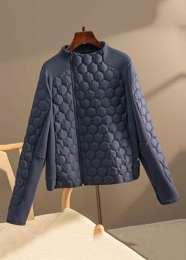 Luvik | Mustat fleece-talvitakit, joissa on alkuperäinen vetoketjusuunnittelu