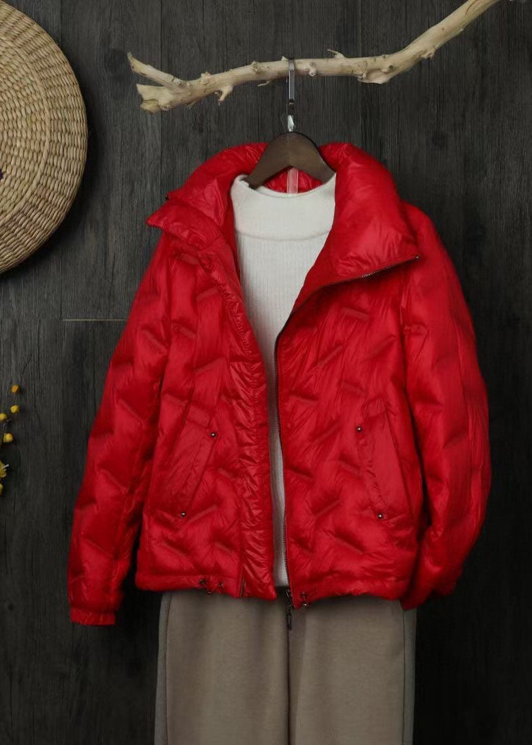 Luvik | Siniset lyhyet talvilumppuvillatulvat takki