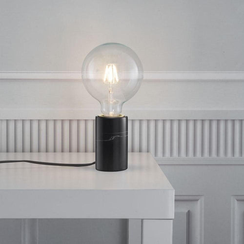 Luvikno | Stilfull Marmor Bordlampe - for en Elegant Interiøroppgradering