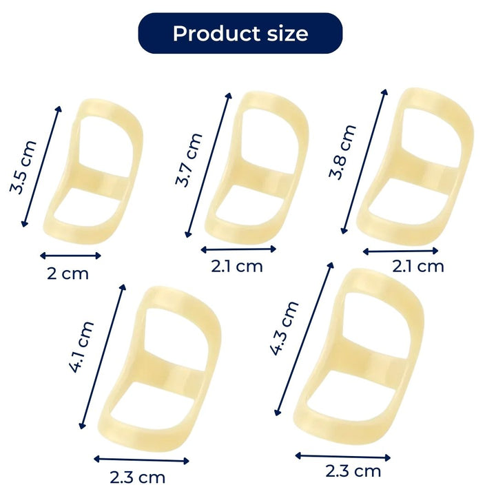 8 Ring Splint – Smertelindring Stabilitet – Vanntett Plast – Daglig Bruk for Fingerbelastning Luvikno