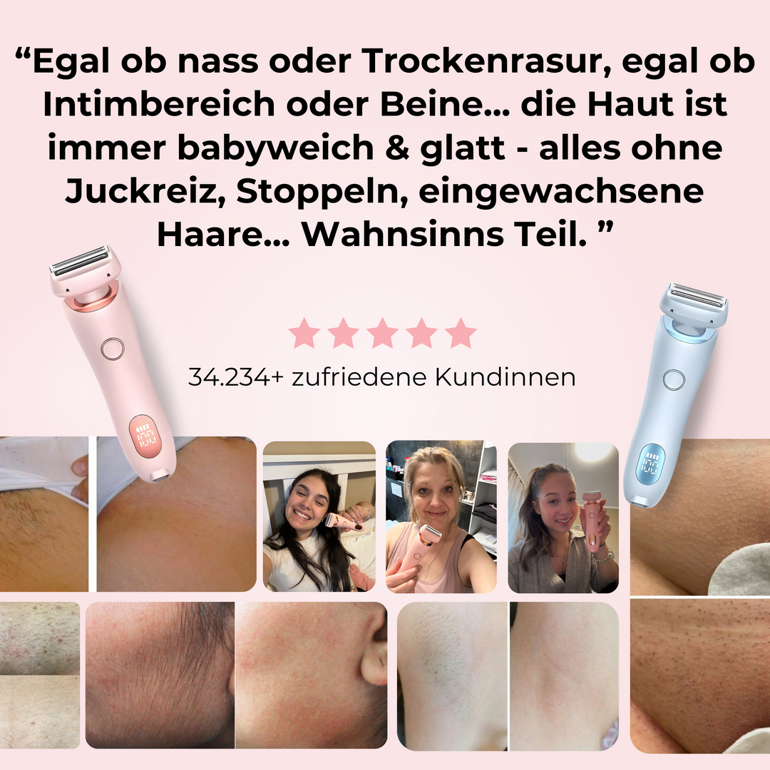 Luvik | Pro - Nanoparranajokone silkkisen sileälle iholle sekunneissa.