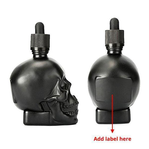 Skull Glass Dropper Bottle | Luvikno