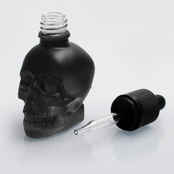 Skull Glass Dropper Bottle | Luvikno
