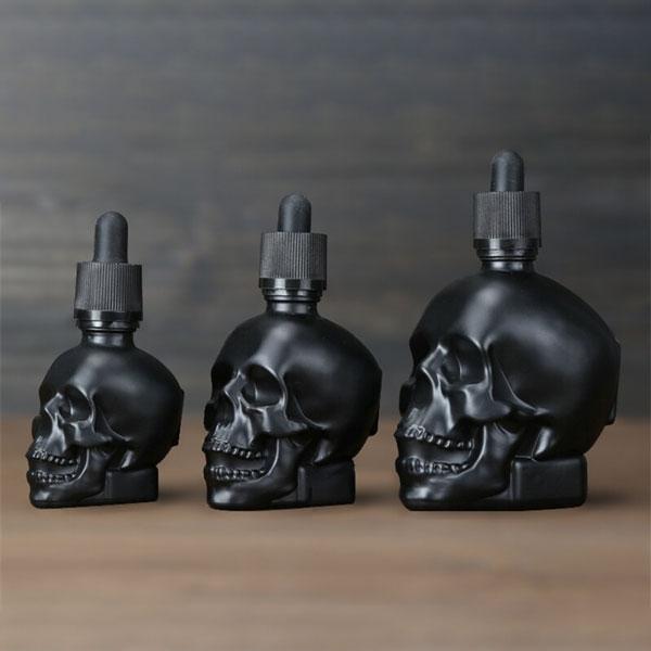Skull Glass Dropper Bottle | Luvikno