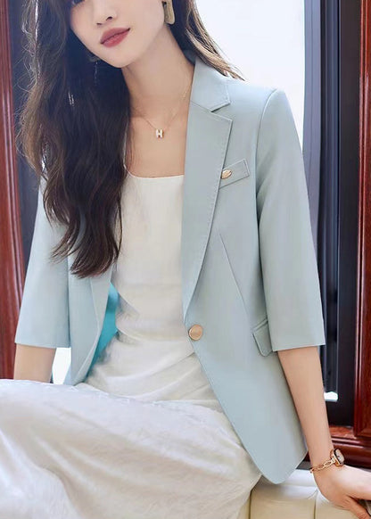 Luvik | Sinisiä spandex-takkeja puolipitkillä leikatuilla hihoilla