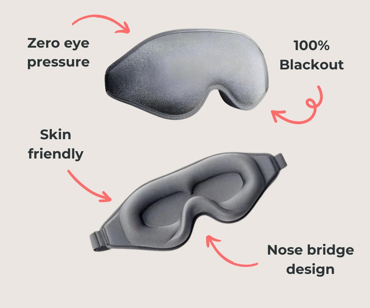 Luvikno | LuxeSlumber Elite Sleep Mask | Experience ultimate comfort and soothing sleep
