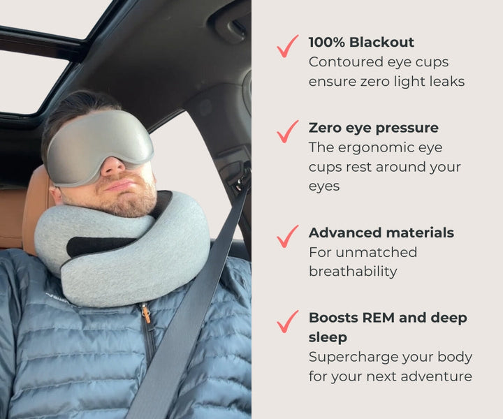 Luvikno | LuxeSlumber Elite Sleep Mask | Experience ultimate comfort and soothing sleep