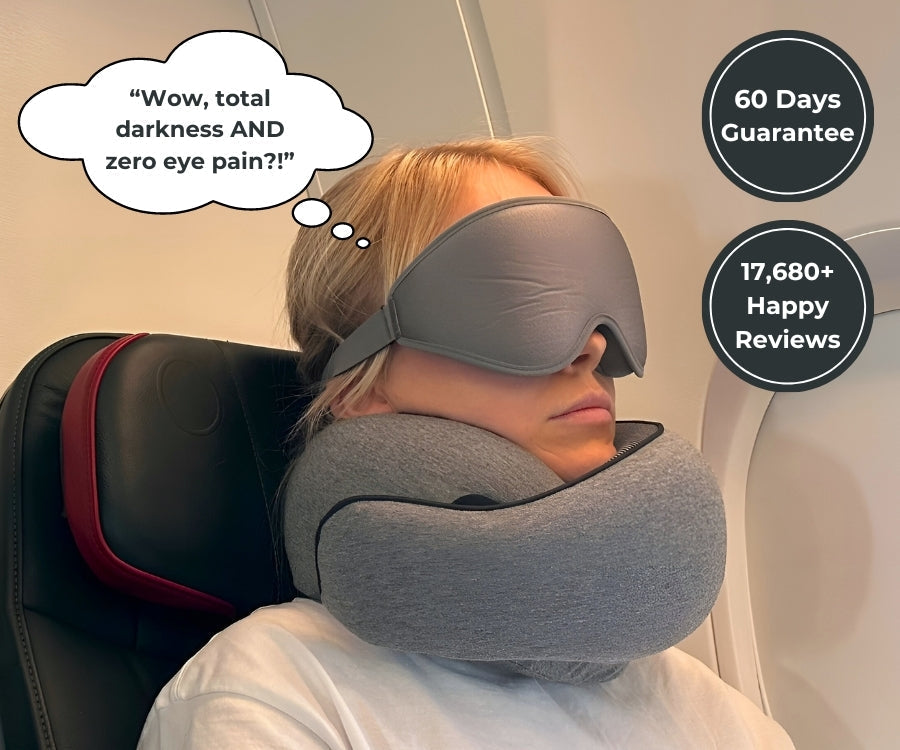 Luvikno | LuxeSlumber Elite Sleep Mask | Experience ultimate comfort and soothing sleep