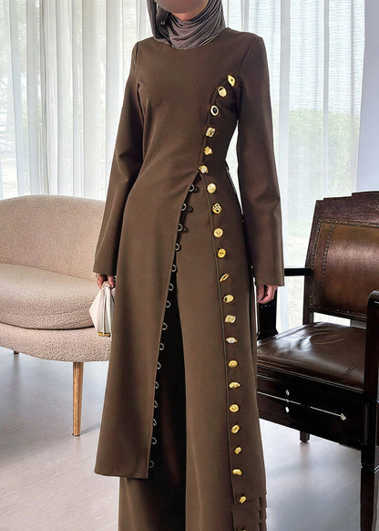 Luvik | Fit Café O-Col Patchwork Napitettavat Trench-coatit