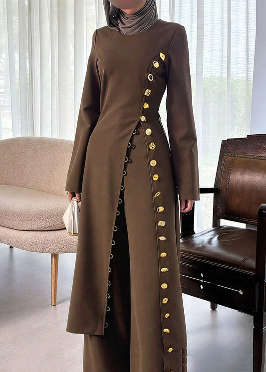 Luvik | Fit Café O-Col Patchwork Napitettavat Trench-coatit