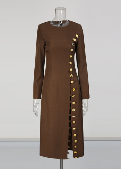 Luvik | Fit Café O-Col Patchwork Napitettavat Trench-coatit