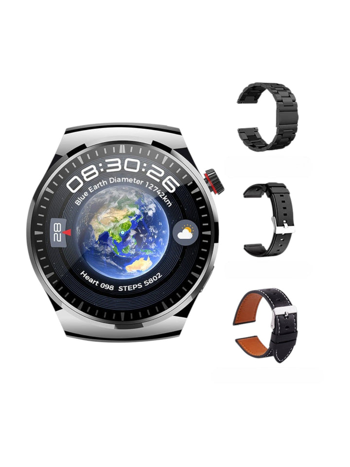 Slim Sports Watch with Activity Monitor – Vanntett Bluetooth-klokke for damer og herrer | Luvikno