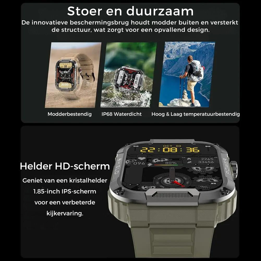 Luvikno | BlazeX Pro™ - Den sterkeste smartklokken på markedet! Passer for IOS & Android!