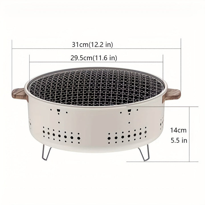 Smokeless Grill Pro – Bærbar Røykfri Elektrisk Grill for Utendørs | Luvikno