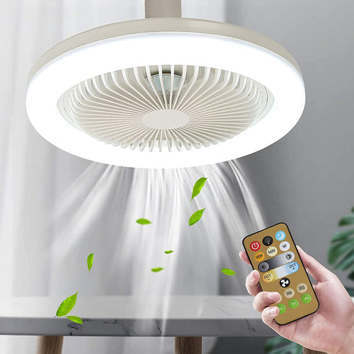 BreezeGlow Vifte Lys – Takvifte med fjernkontroll Luvikno