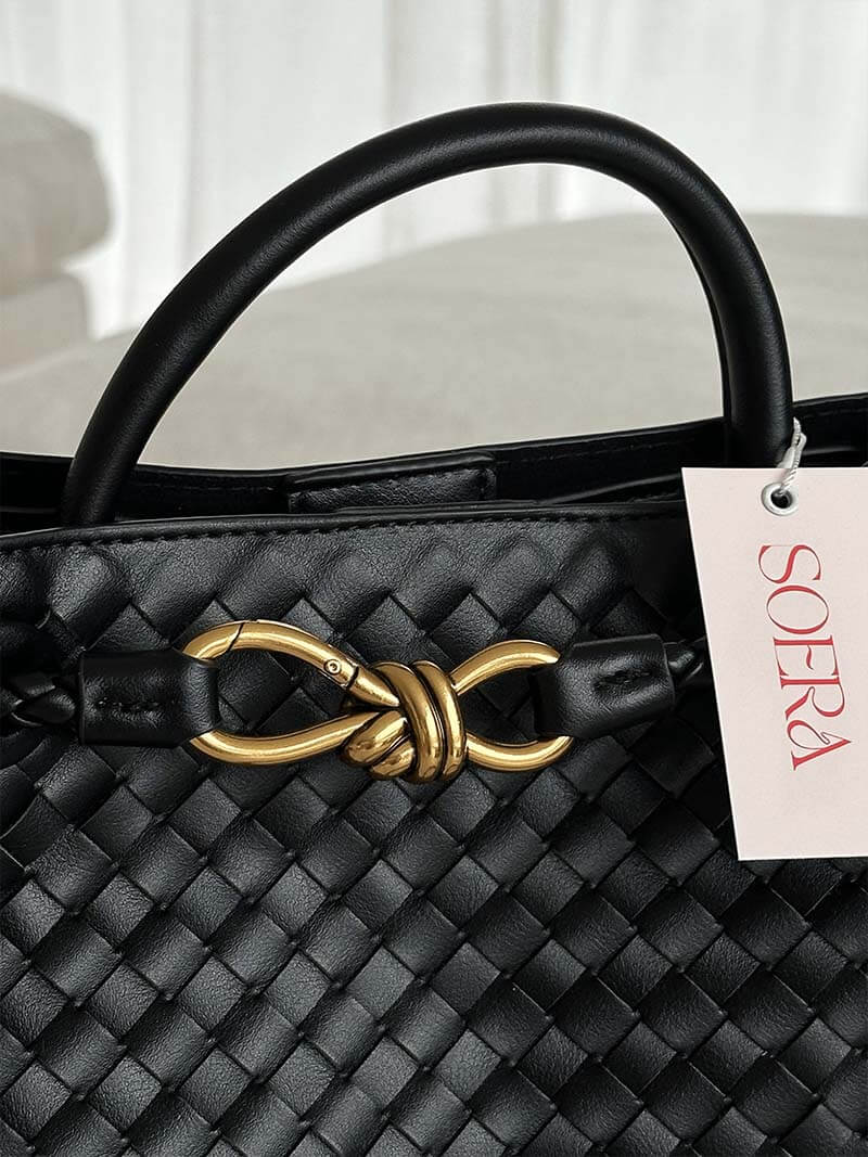 Luvik | Kudottu laukku kahvalla