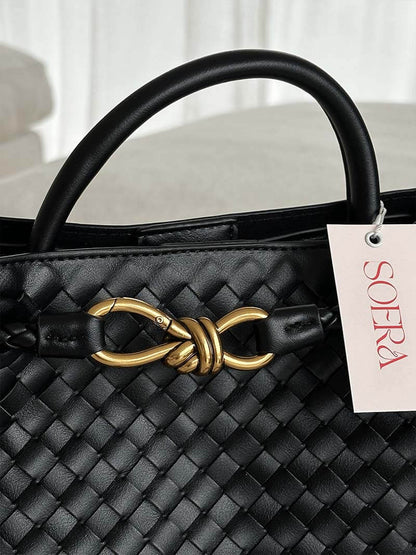 Luvik | Kudottu laukku kahvalla