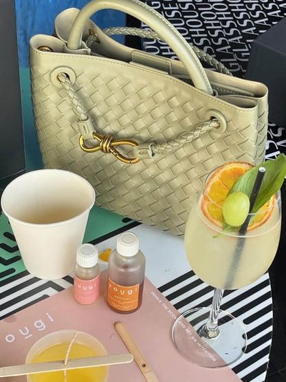 Luvik | Kudottu laukku kahvalla