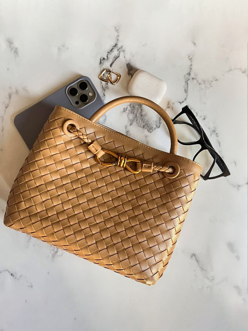 Luvik | Kudottu laukku kahvalla