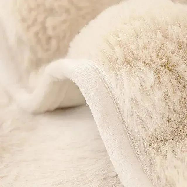 Sofia - Universell Plush Sofapute Deksel L Form - Vinter Varm Myk | Luvikno