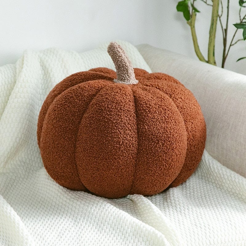 Soft Pumpkin Plush Pillow Luvikno