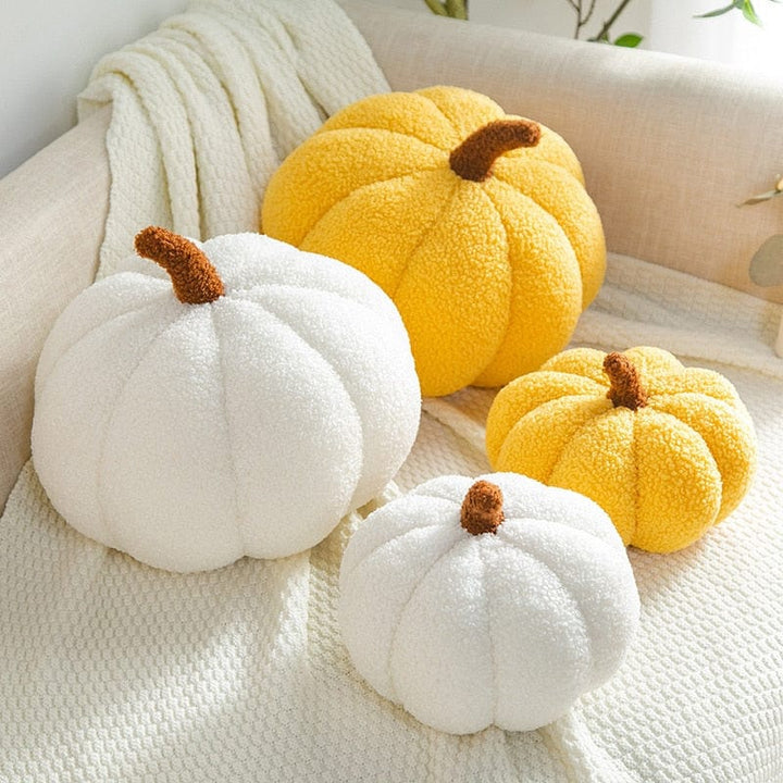 Soft Pumpkin Plush Pillow Luvikno