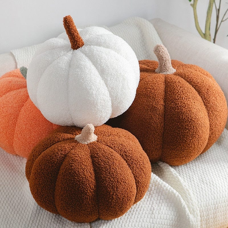 Soft Pumpkin Plush Pillow Luvikno