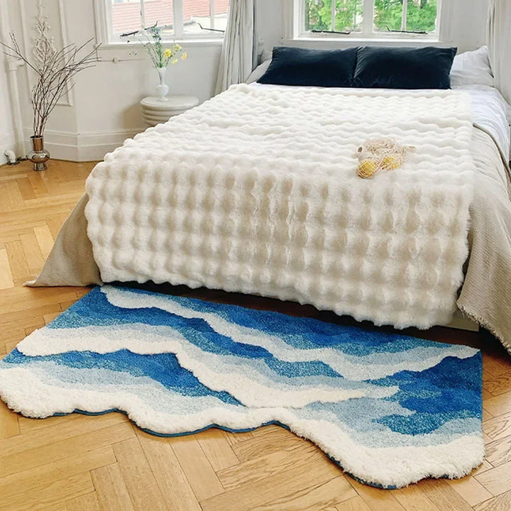 Soft Surf Antiskli Plys Bølgeteppe | Luvikno