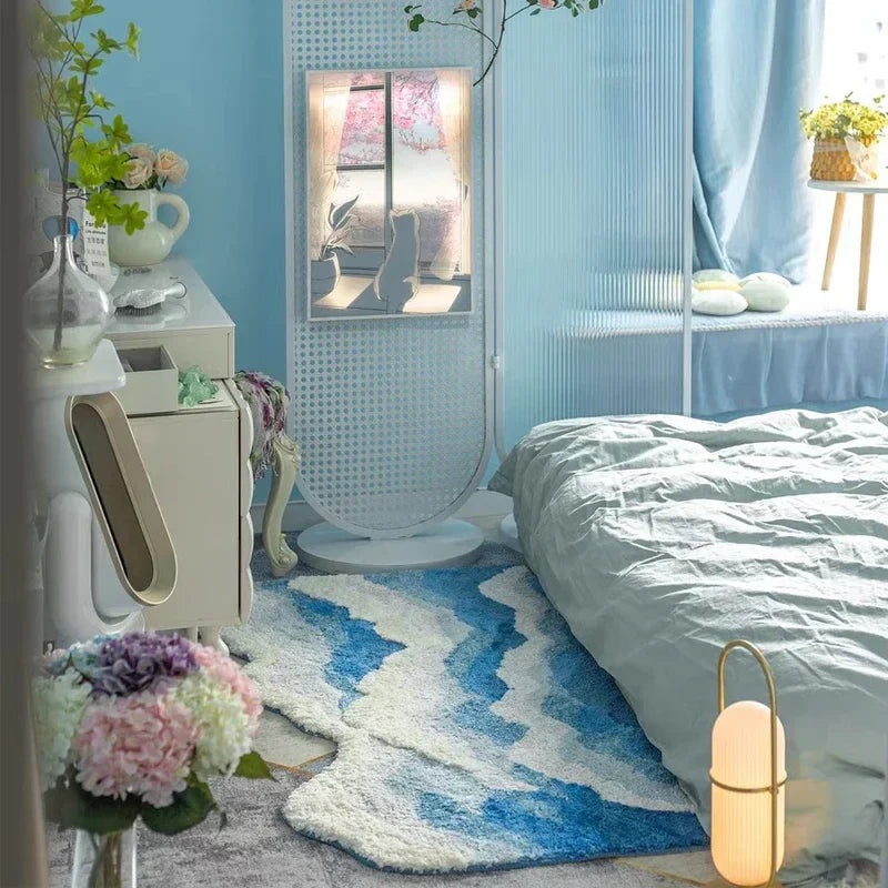 Soft Surf Antiskli Plys Bølgeteppe | Luvikno