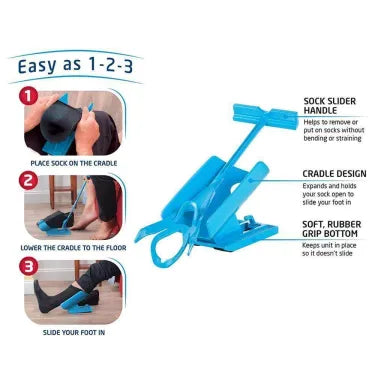 Sock Aid Kit | Enkel bruk og komfort for begrenset mobilitet | Luvikno