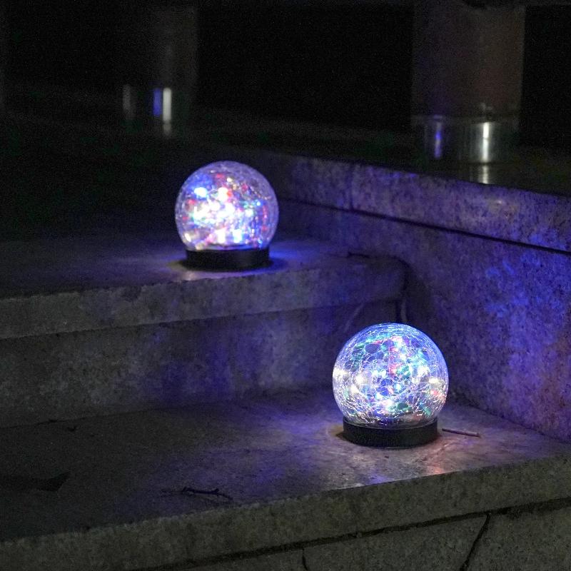 Vannavstøtende solenergi LED utendørslys med sjarmerende blomsterdesign | Luvikno
