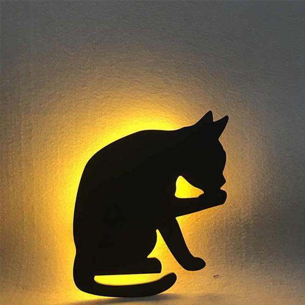 Lydaktivert katte nattlys | Luvikno