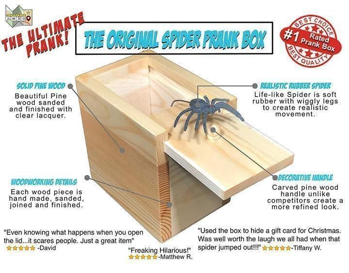 Spider Prank Box | Luvikno