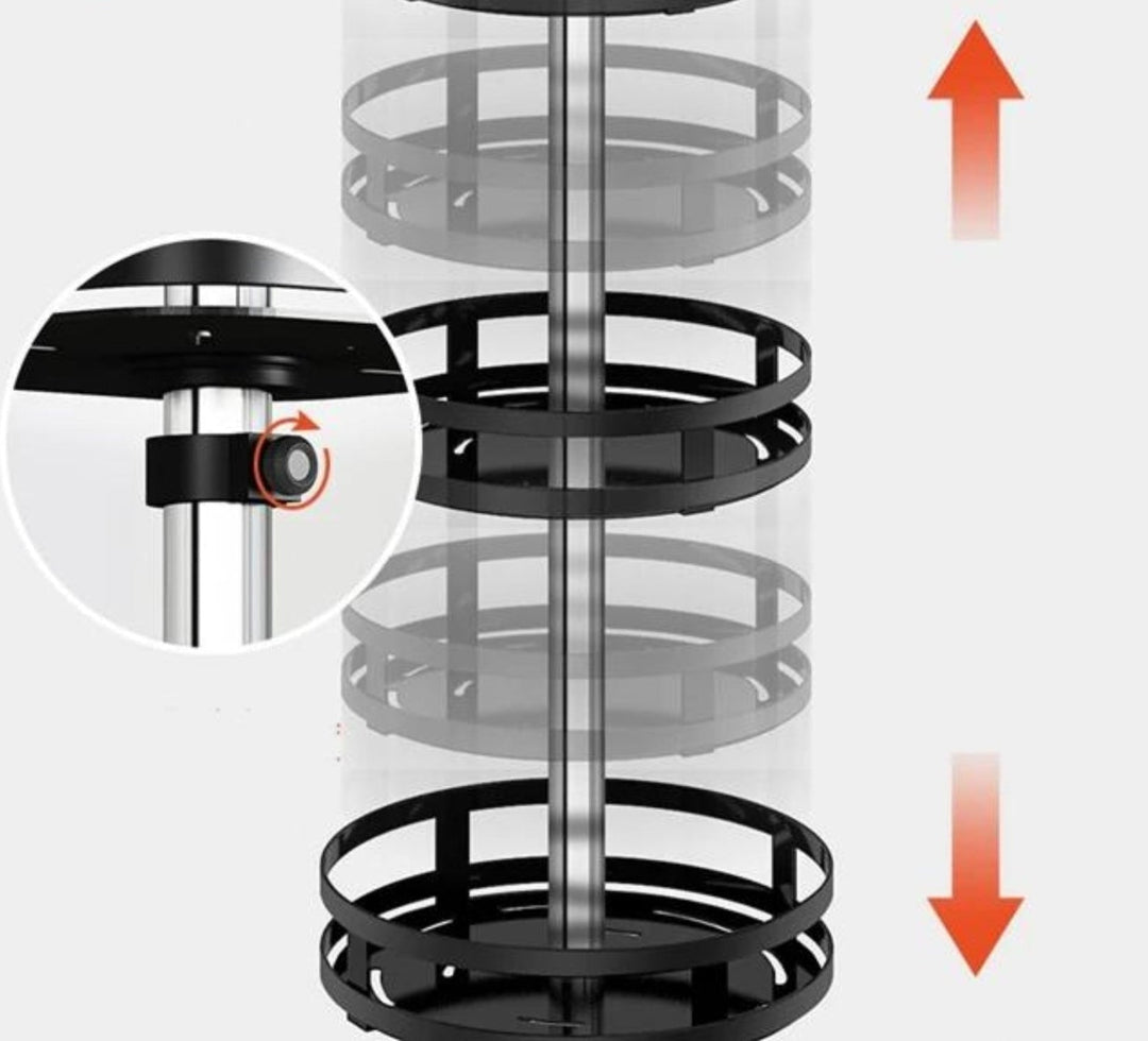 Luvikno | Roterende Lagerrack - TwistRack 360°