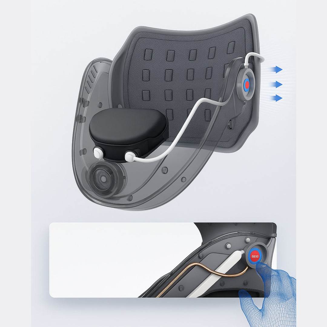 SpineEase | Nakke Traksjonskrage – Cervikal Retraktor for Ryggdekompresjon, Nerve- og Holdningsstøtte – Nakke Pain Relief Aid Luvikno