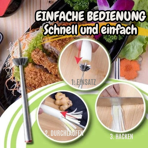VeggiTwirl Spiralizer med rustfrie stålkniver for grønnsaker | Luvikno