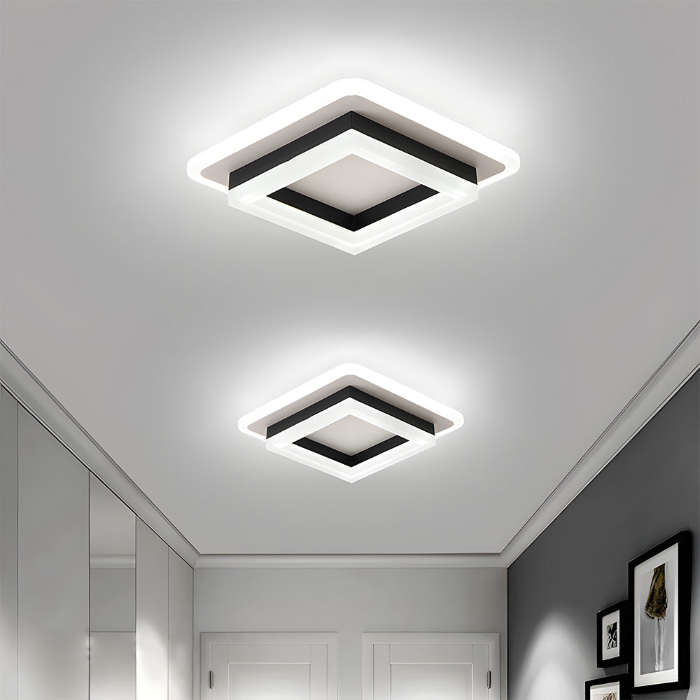 Square LED Taklampe | Luvikno