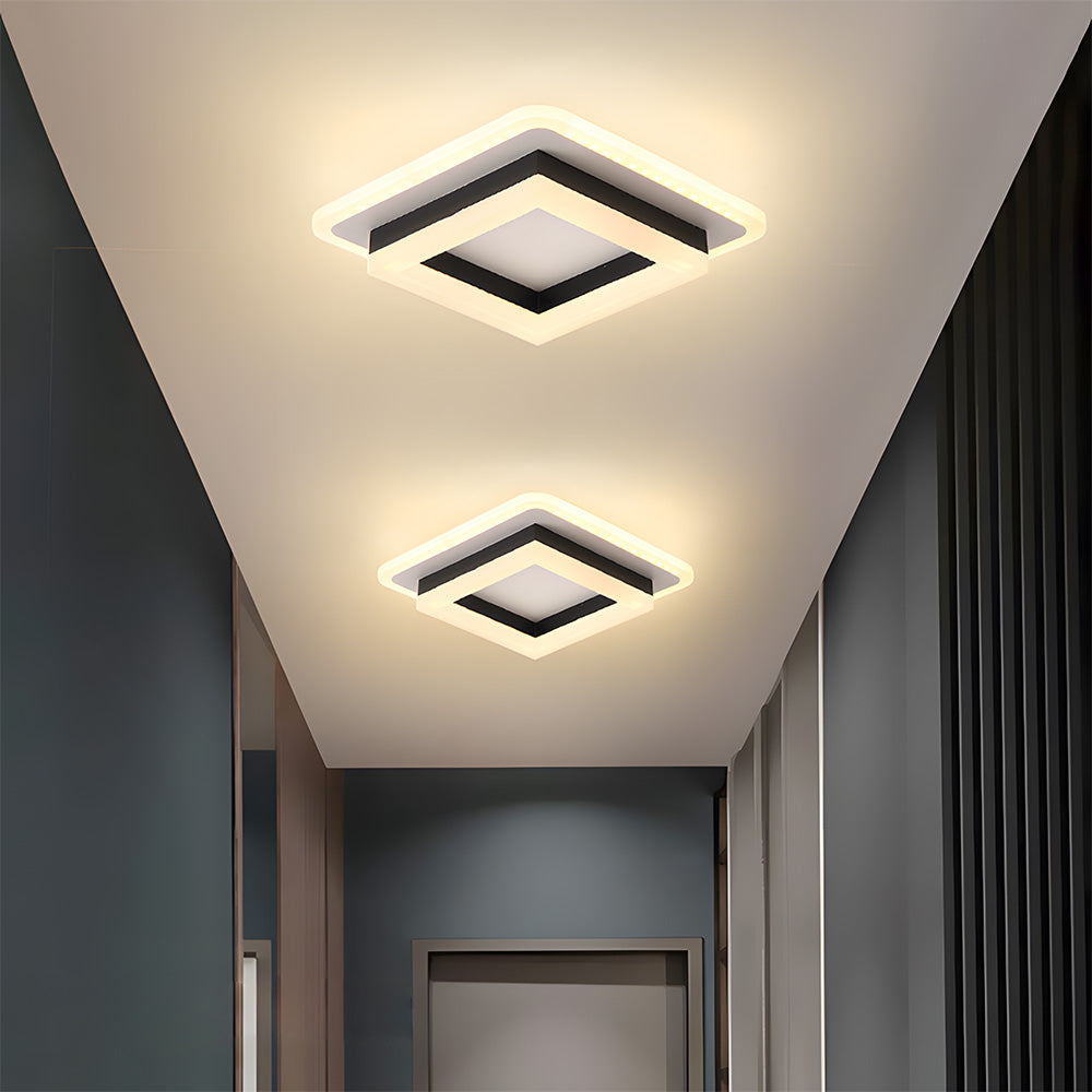 Square LED Taklampe | Luvikno