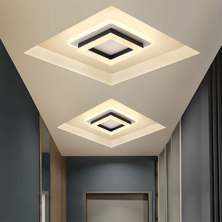 Square LED Taklampe | Luvikno