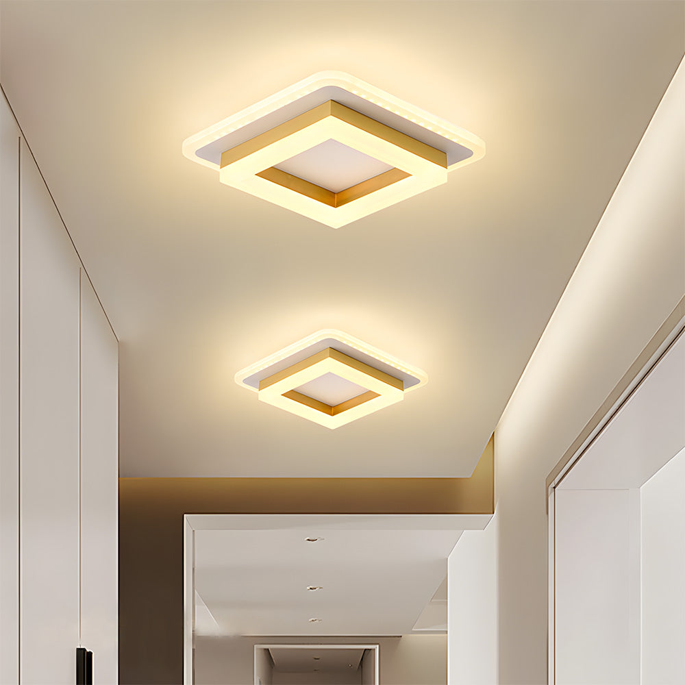 Square LED Taklampe | Luvikno