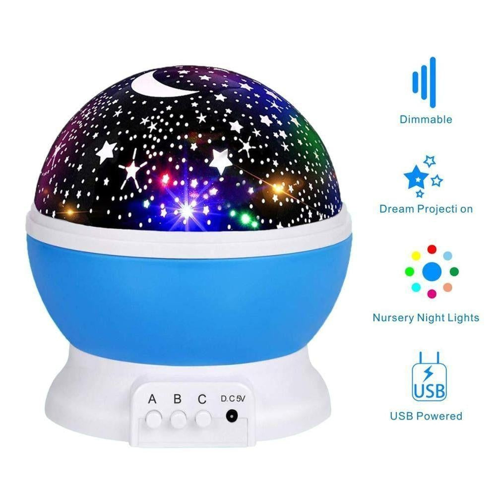Cosmos Prosjektor Natt Stjerner Lampe | Luvikno