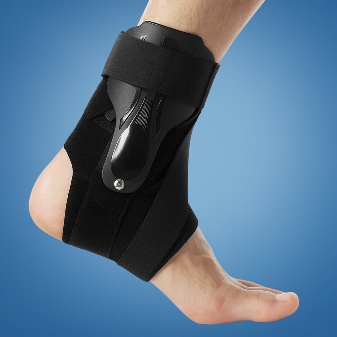 SteadyStep | Ankelstøtte | Sprainsstabilisering – Myk lavprofilsstøtte – Forebygger vridning – Fremskynder bedring – Reduserer hevelse Luvikno