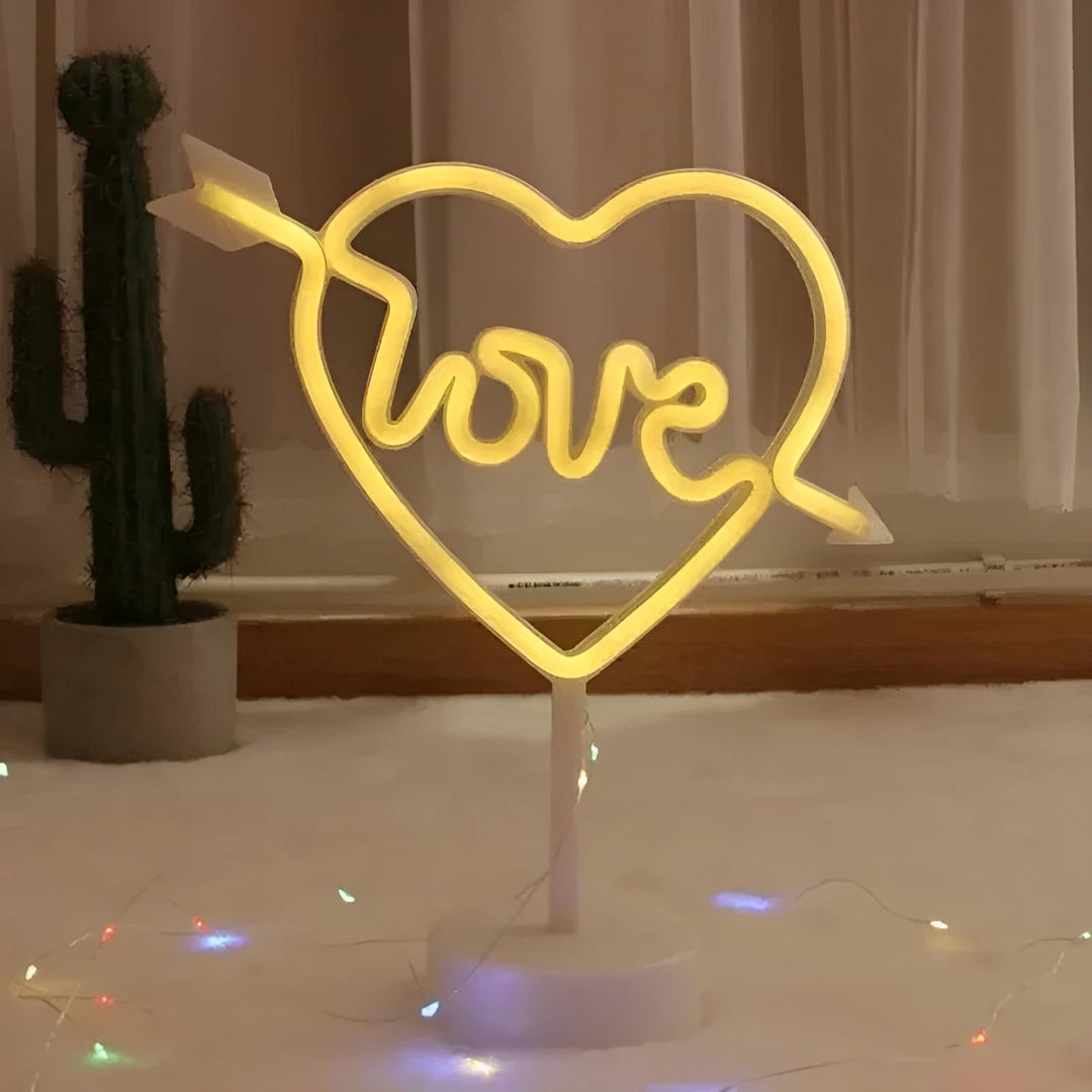 Luvikno | Fantastisk neonbelysning: SignBright opplysende neonlampe for interiør