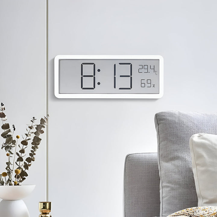 Digital LED Vekkerklokke – Stor Skjerm med Temperatur og Fuktighet | Luvikno
