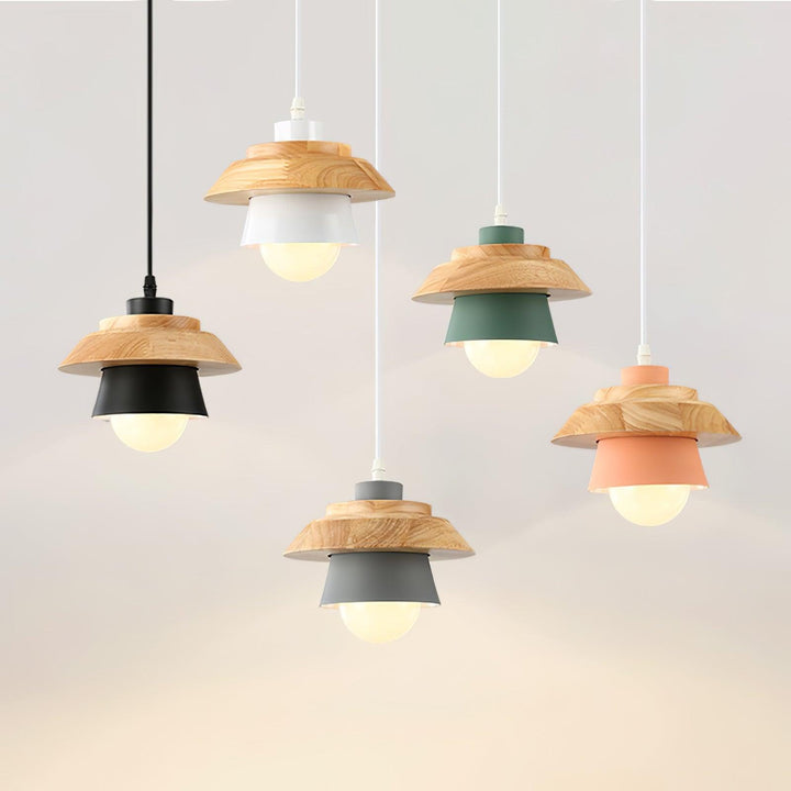 Luvikno | NordicMacaron Luksus Taklampe - Skandinavisk Design med Trefinish