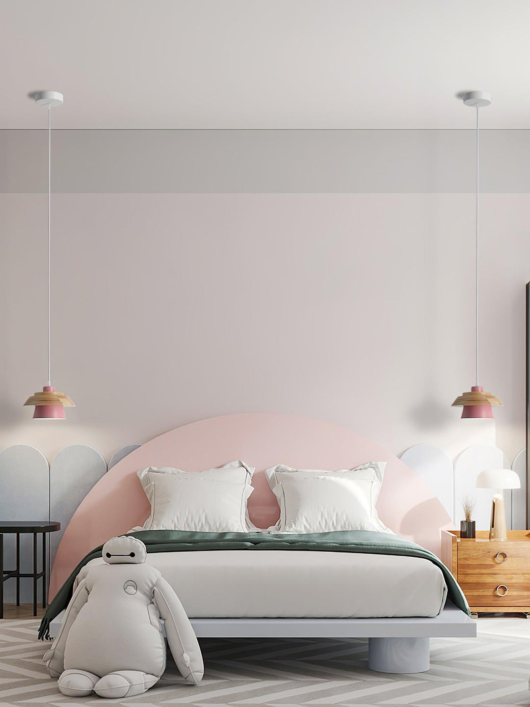 Luvikno | NordicMacaron Luksus Taklampe - Skandinavisk Design med Trefinish